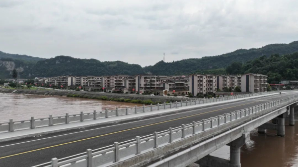 沙灣區福祿大渡河大橋正式通車3